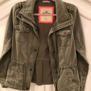 Olive Green Hollister Jacket